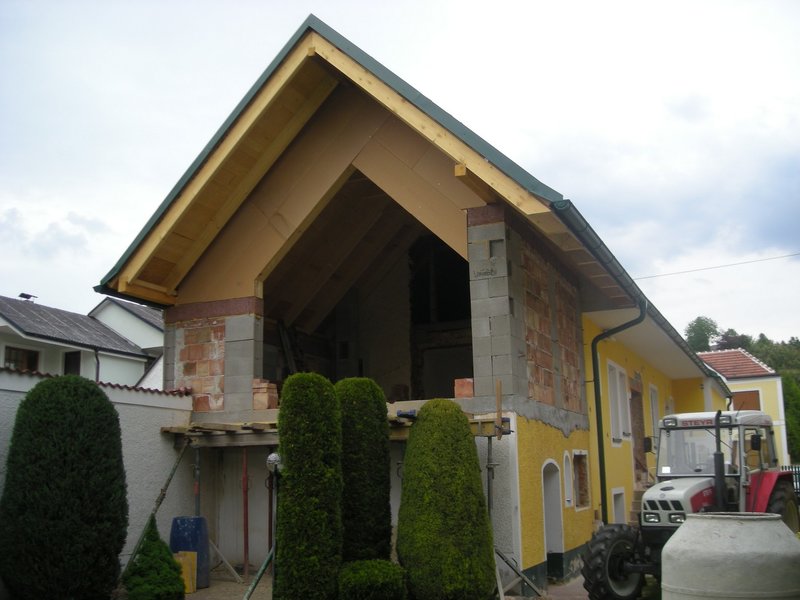 Zubau eines Einfamilienhauses in Steinberg