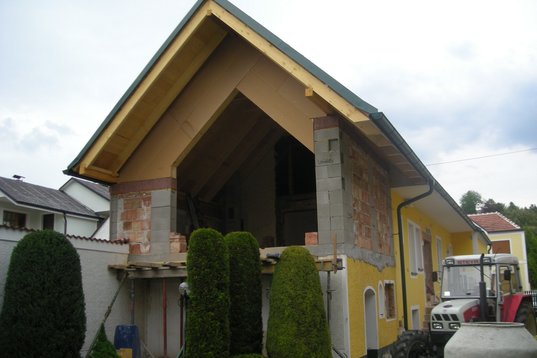 Zubau eines Einfamilienhauses in Steinberg